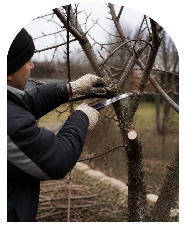 Профессиональная обрезка плодовых деревьев в Бирске